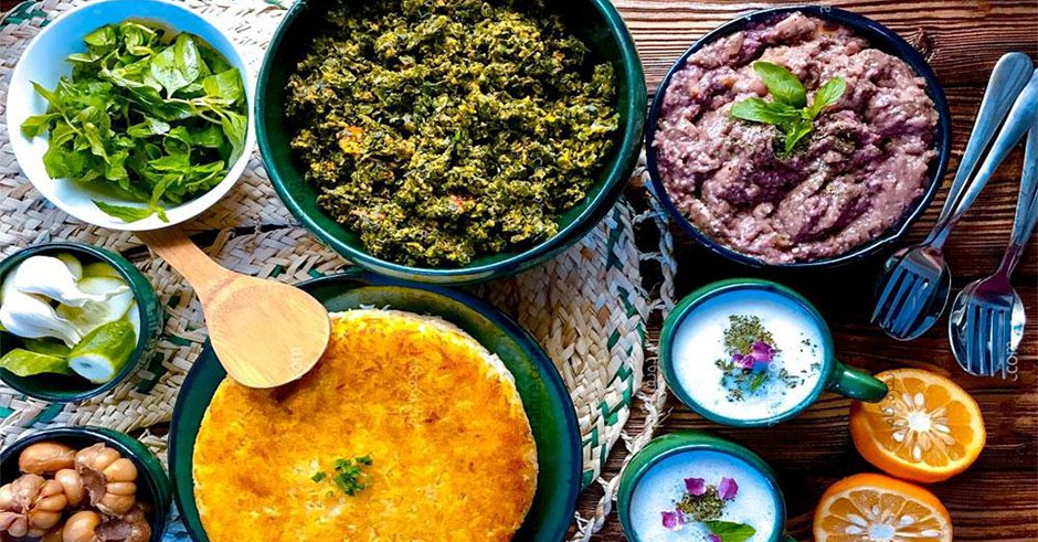 نهار/ خورش سیرابیج غذای اصیل گیلانی با برگ سیر