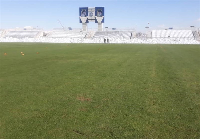 ورزشگاه شهید سلیمانی آماده دیدار ماشین‌سازی - نفت مسجدسلیمان!