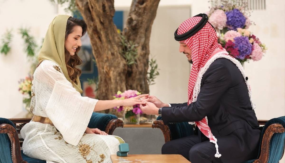 تصاویر جشن نامزدی ولیعهد اردن با دختر عربستانی