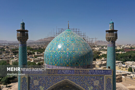 احتمال ایراد سازه‌ای در کالبد گنبد عظیم گنبد مسجد امام اصفهان