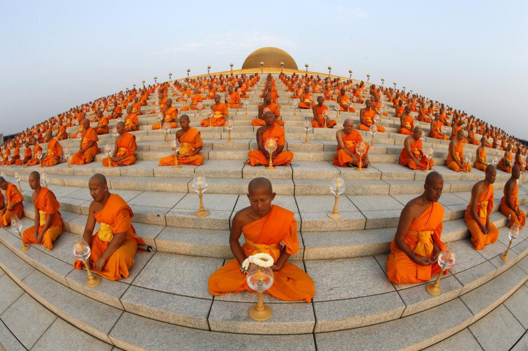 4گوشه دنیا/ مثبت شدن آزمایش اعتیاد همه راهبان معبد بودایی در تایلند