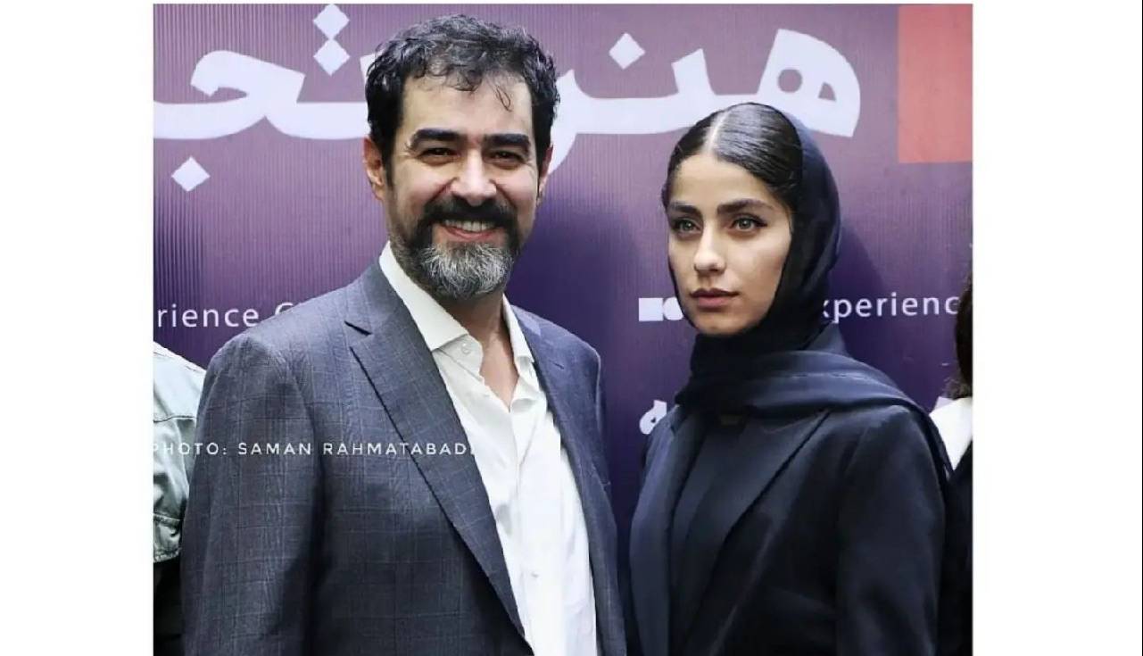 شهاب حسینی و همسر دومش در اکران خصوصی فیلم جدیدش