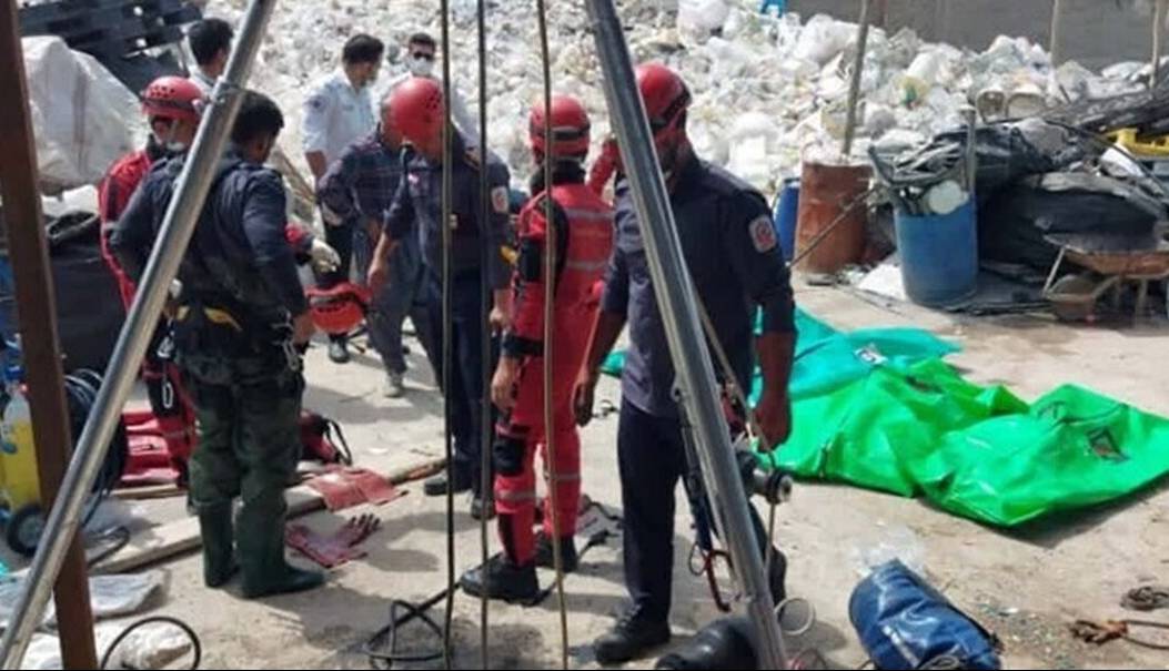 مرگ چهار نفر در چاه حاوی گاز‌های سمی در شیراز