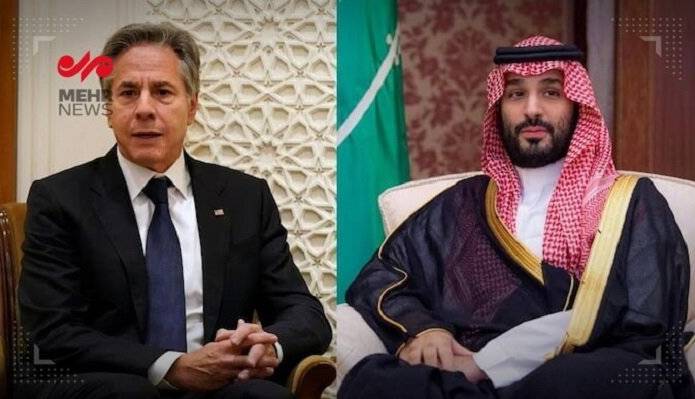 بن سلمان در دیدار با بلینکن: عملیات نظامی علیه غزه باید متوقف شود