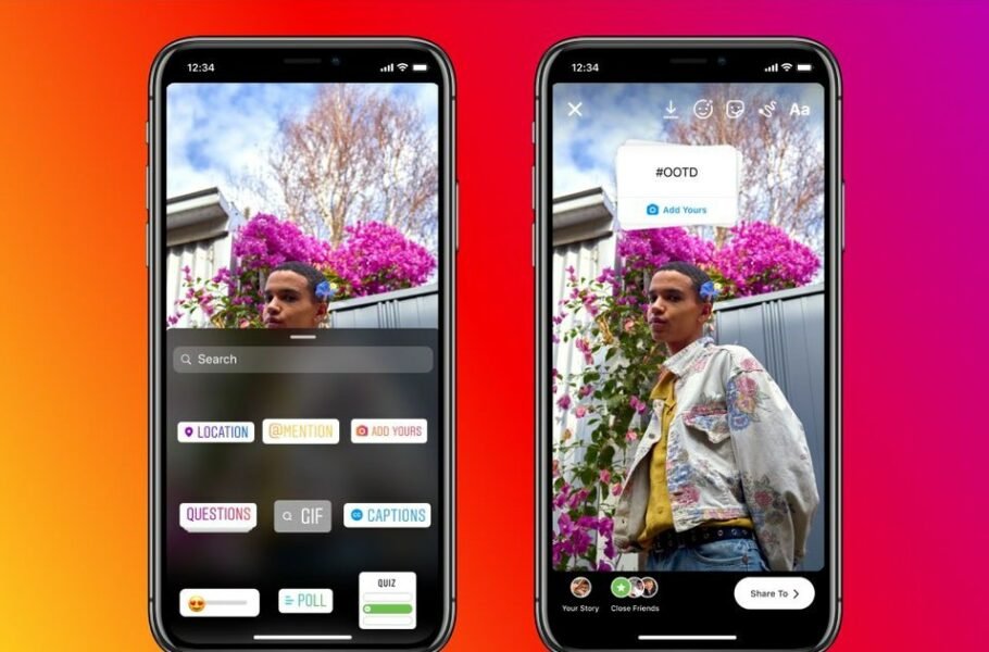 اینستاگرام از قالب‌های قابل‌شخصی‌سازی برای Add Yours در استوری‌ها رونمایی کرد