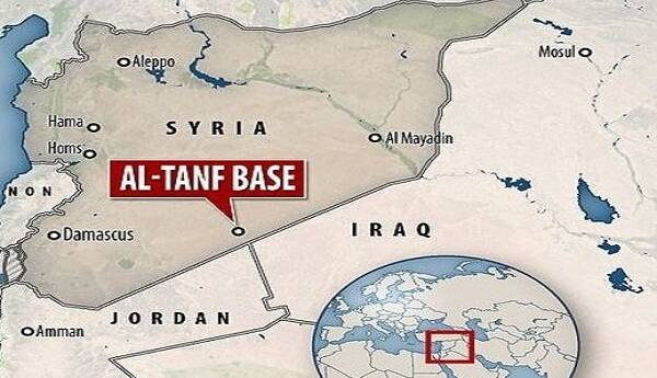 اشغالگران آمریکایی در مثلث مرزی سوریه، اردن و عراق هدف قرار گرفتند