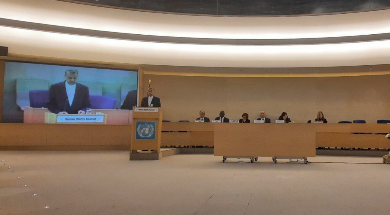 امیرعبداللهیان در نشست شورای حقوق بشر: اجازه ندهیم نسل کشی به یک روال عادی در جهان تبدیل شود