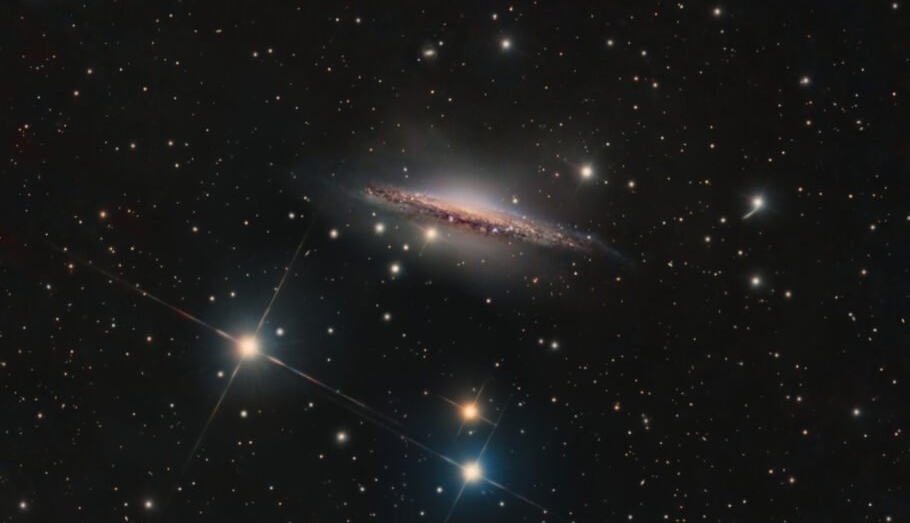 تصویر روز ناسا؛ پرتره NGC 1055