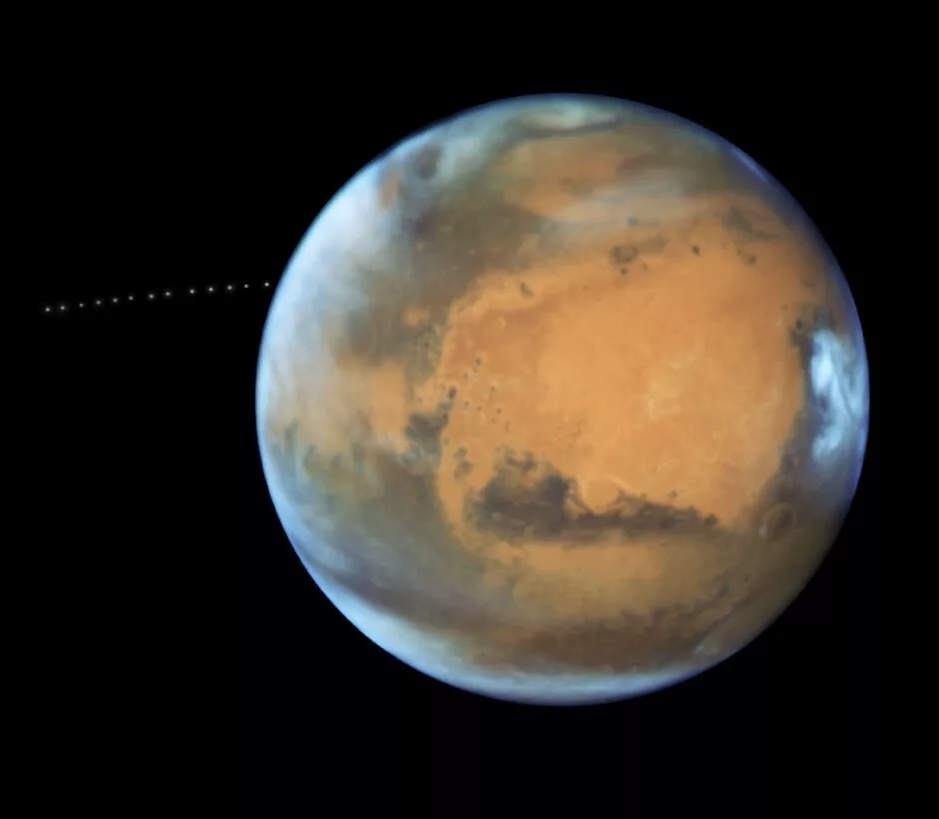 تصویر روز ناسا ؛  فوبوس، قمری بر فراز مریخ
