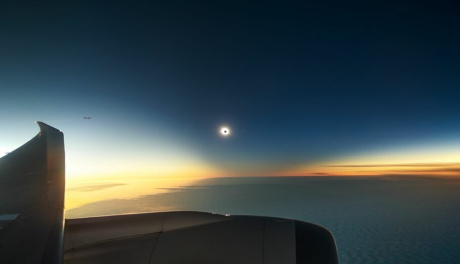 تصویر روز ناسا؛ خورشیدگرفتگی کامل در زیر زمین