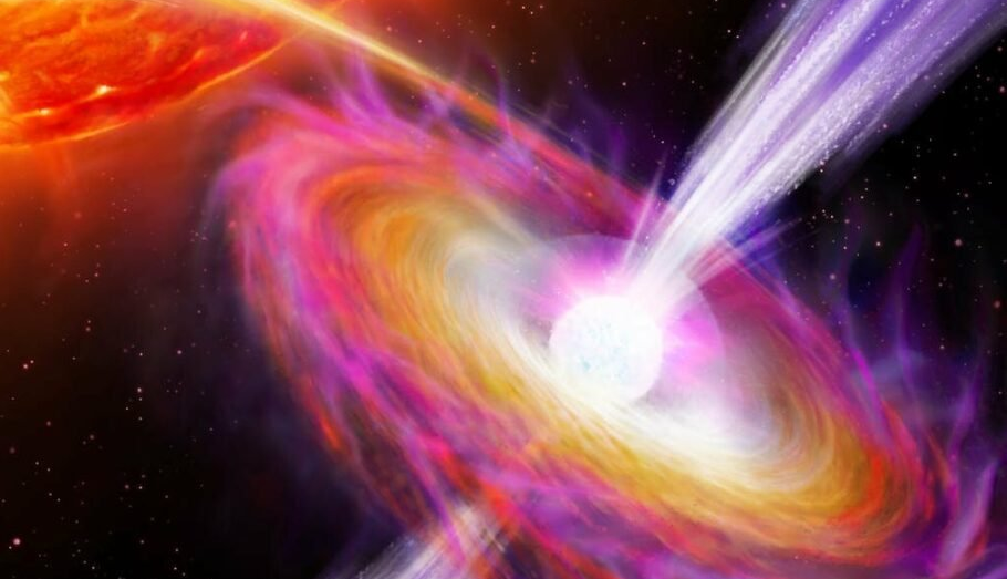 دانشمندان برای اولین‌بار سرعت جت‌های یک ستاره نوترونی را اندازه‌گیری کردند